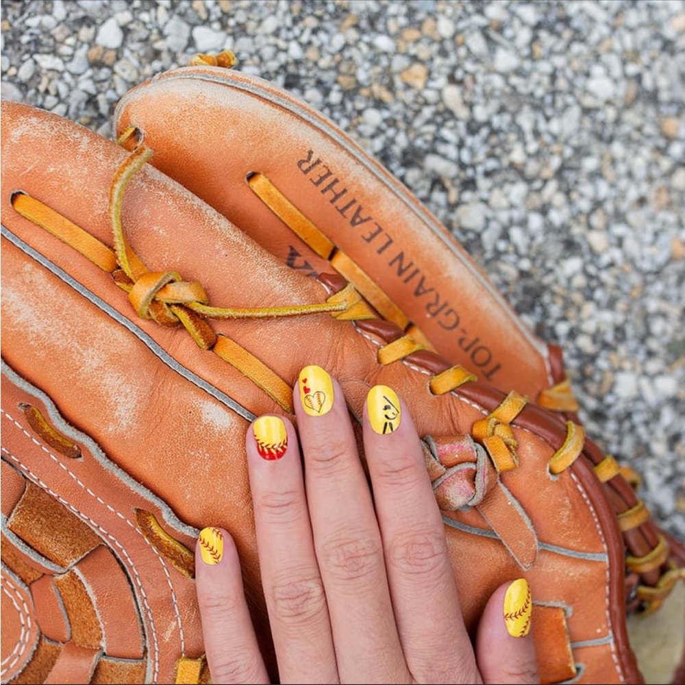 *Retired* Color Street: All About That Base | Baseball Red Clear Overlay Spring - Picture 5 of 11